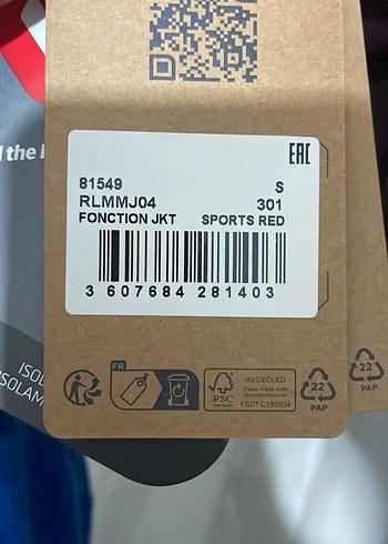 Rossignol Fonction Erkek Kırmızı Kayak Montu, Kemerli - Görsel 2