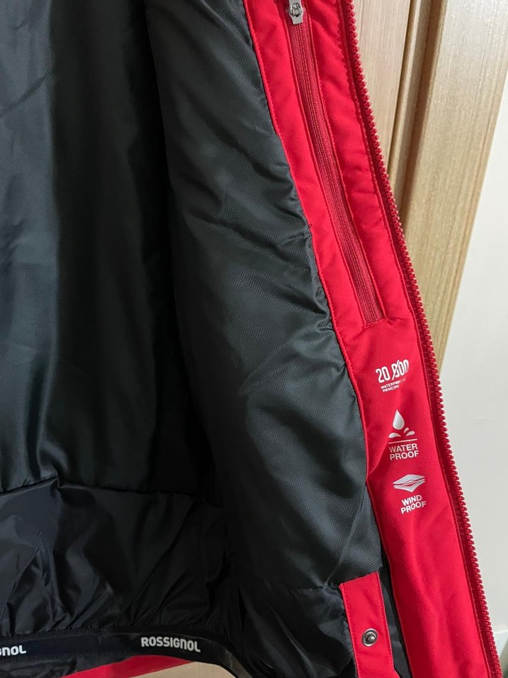 Rossignol Fonction Erkek Kırmızı Kayak Montu, Kemerli - Görsel 3