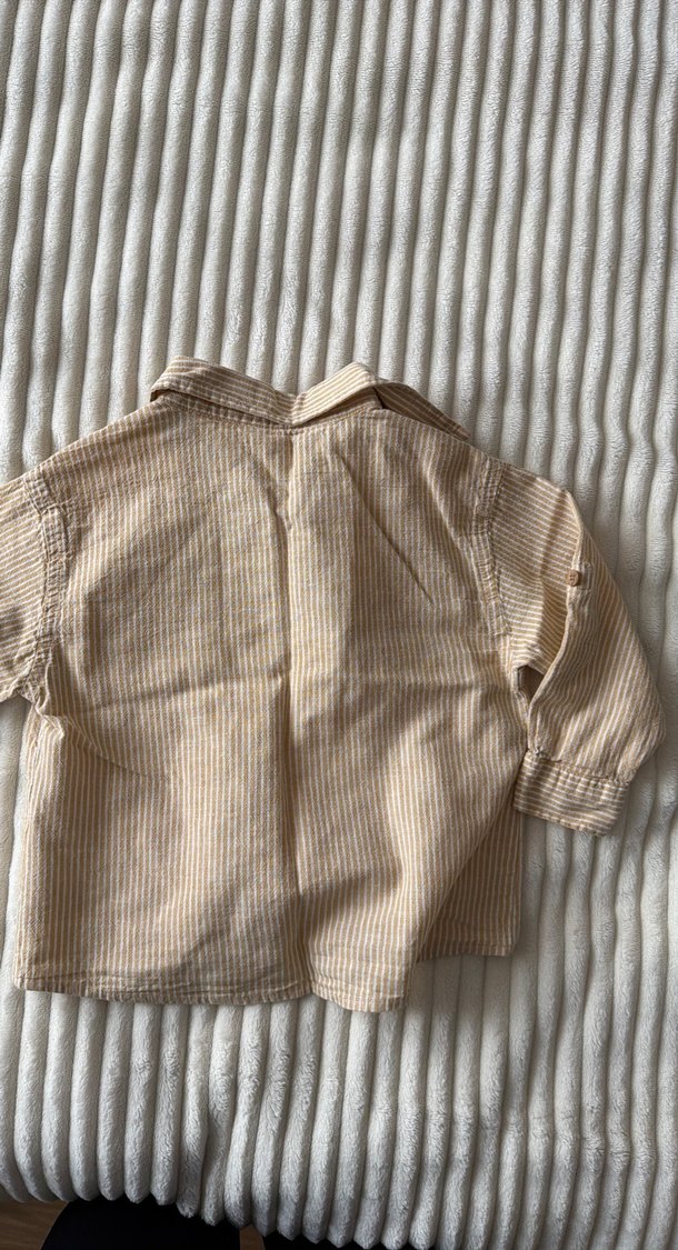 Çizgili erkek çocuk gömlek - Görsel 3