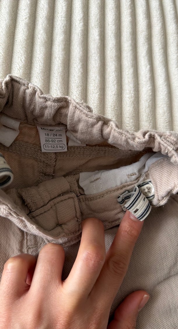 Bej Erkek Keten yumuşak pantolon - Görsel 2