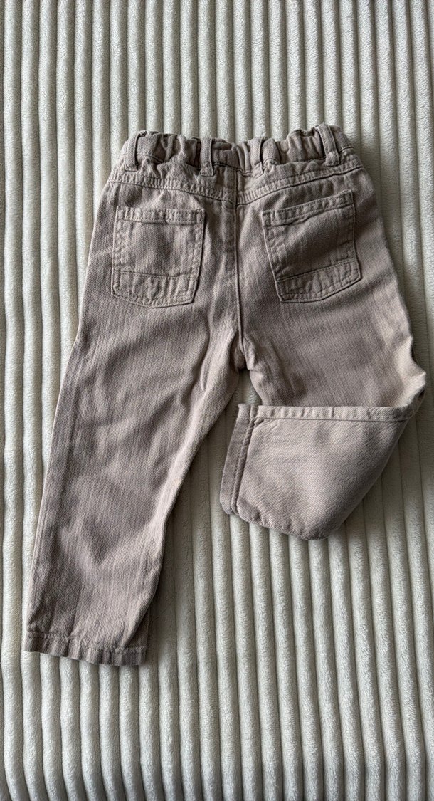 Bej Erkek Keten yumuşak pantolon - Görsel 3