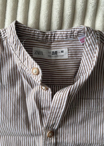 Erkek Çocuk Çizgili gömlek zara - Görsel 2