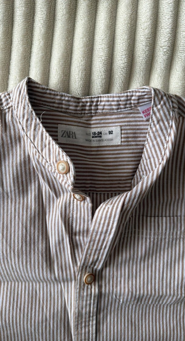 Erkek Çocuk Çizgili gömlek zara - Görsel 2