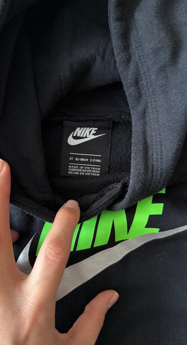 NIKE Siyah Kapüşonlu Erkek Sweatshirt - Görsel 2