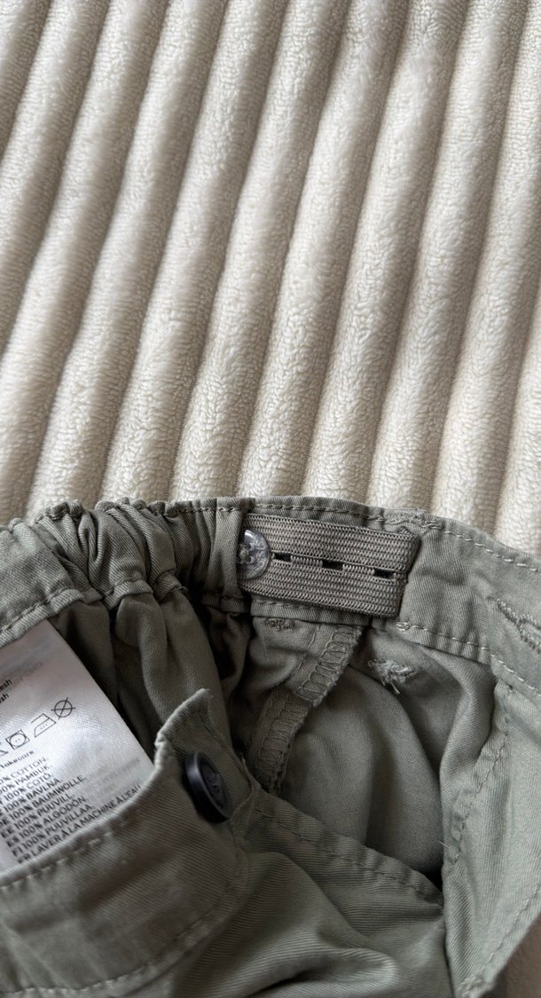 Erkek çocuk keten yeşil pantolon H&M - Görsel 4