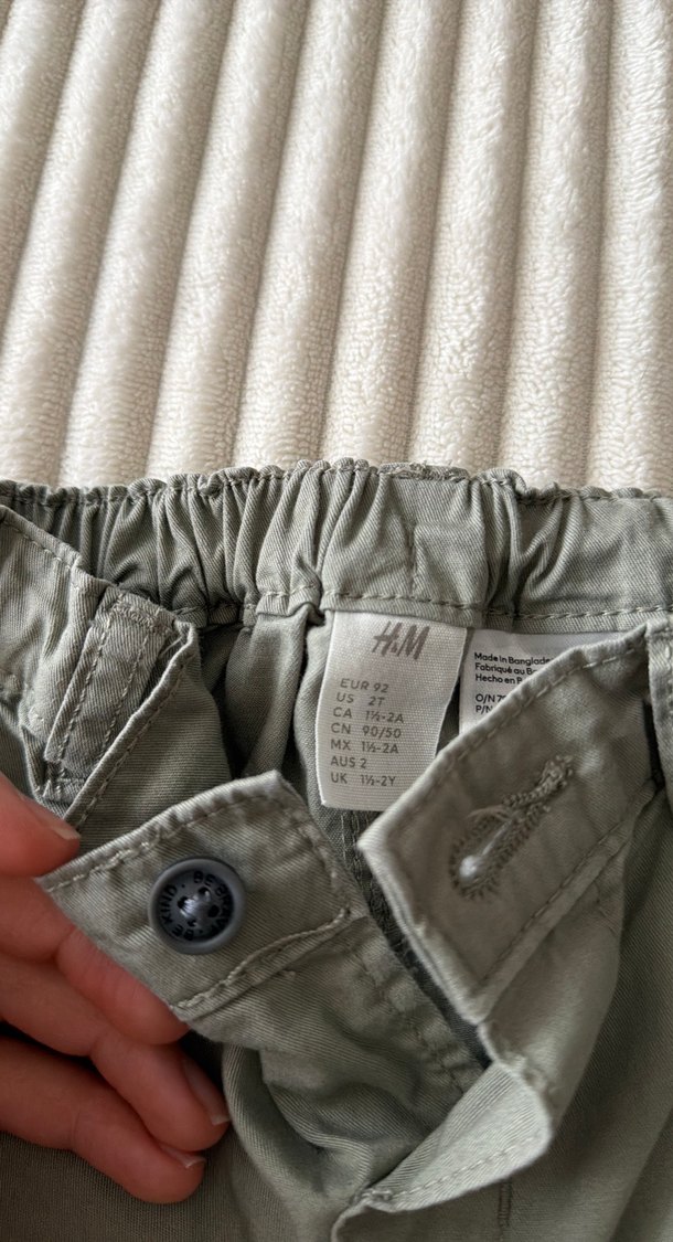 Erkek çocuk keten yeşil pantolon H&M - Görsel 2