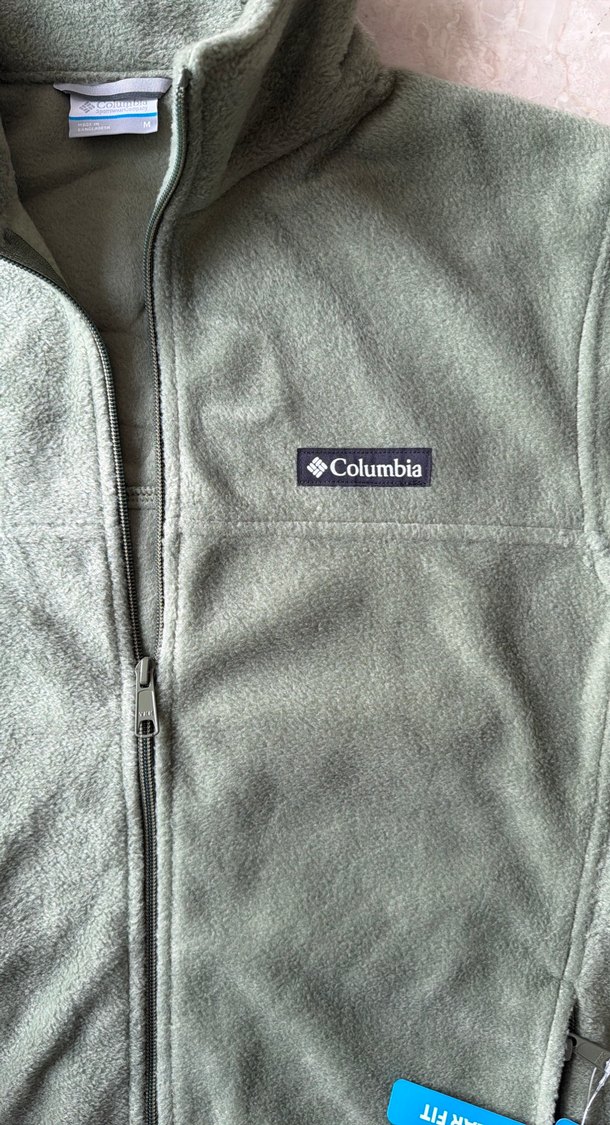 Columbia Yeşil Fermuarlı Erkek Polar - Görsel 3