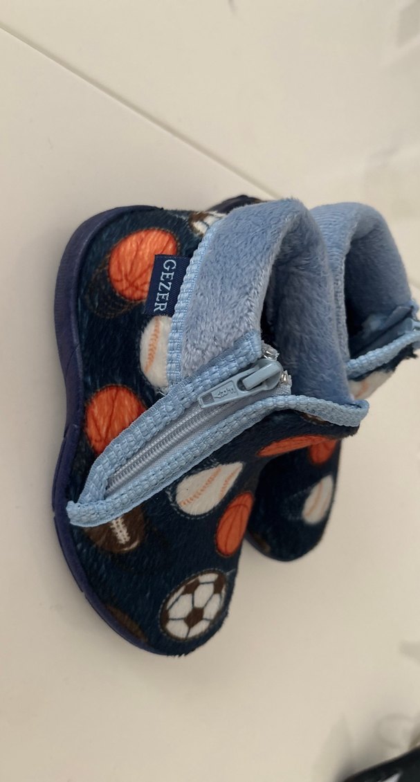 Renkli Bağcıksız Erkek Çocuk Ev Terliği - Görsel 2