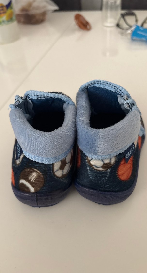 Renkli Bağcıksız Erkek Çocuk Ev Terliği - Görsel 3