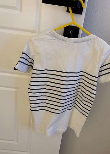 Beyaz Erkek Çocuk Kısa Kollu Baskılı Tişört - Görsel 4