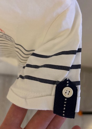 Beyaz Erkek Çocuk Kısa Kollu Baskılı Tişört - Görsel 3