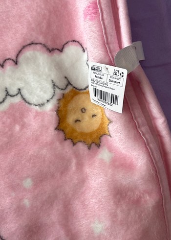 Pembe Baskılı Çocuk Battaniyesi - Görsel 2