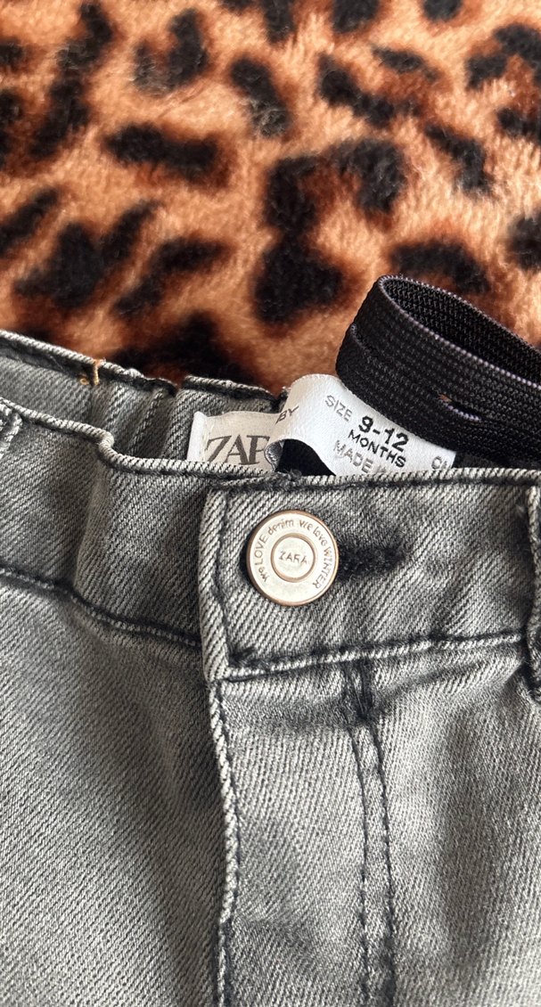 Gri unisex  zara beek  pantolon - Görsel 3