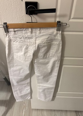 Erkek Çocuk Beyaz Regular Fit Kot Pantolon - Görsel 3