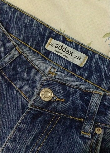 27 Beden mavi Renk Addax Wide Leg Jeans 