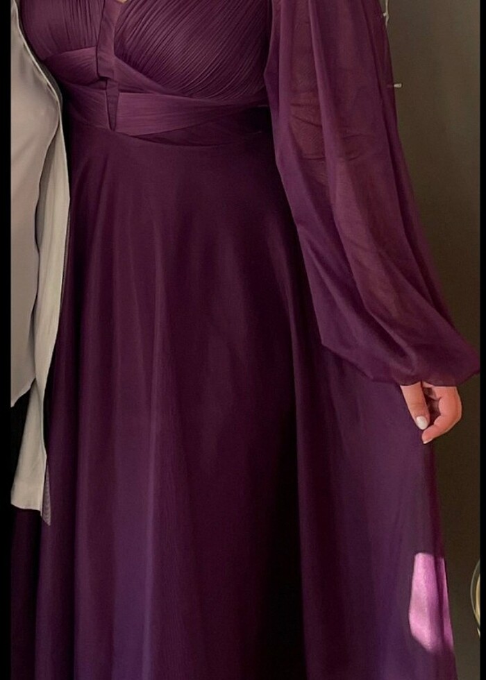 Mor çok zarif bir elbise - Görsel 2
