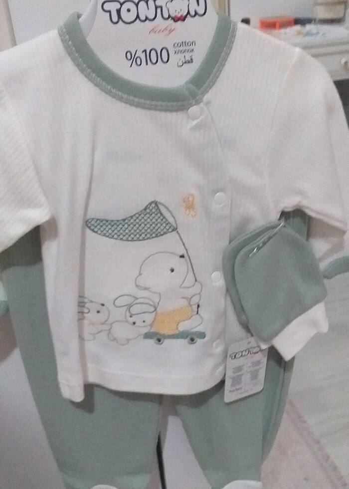 Erkek bebek yeni etiketli takim - Görsel 3
