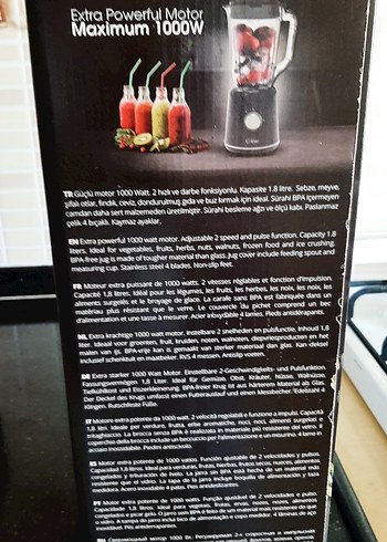 Beyaz ve Gri Kiwi Blender - Görsel 7