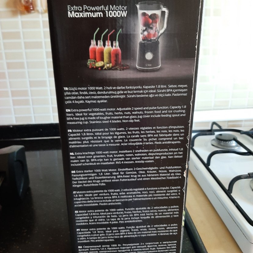 Beyaz ve Gri Kiwi Blender - Görsel 4