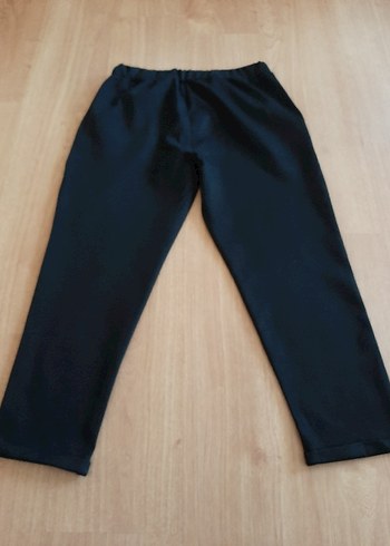 Kadın Siyah Regular Fit Kumaş Pantolon - Görsel 3