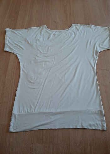 Bej renkli İşlemeli bluz - Görsel 7