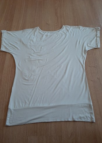 Bej renkli İşlemeli bluz - Görsel 6