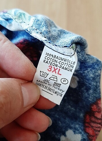 46 Beden çeşitli Renk Desenli pijama alt