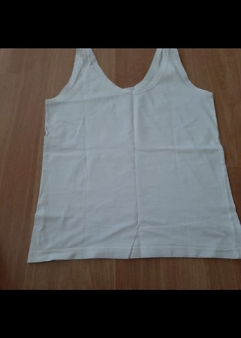 Bisiklet Yaka Beyaz Midi Kadın Thirt - Görsel 3