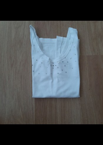 Bisiklet Yaka Beyaz Midi Kadın Thirt - Görsel 6