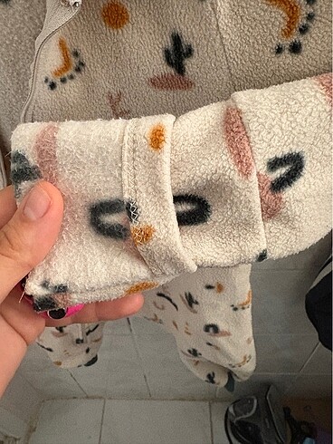 12 ay 80 cm polarlı bebek dış giyim - Görsel 2