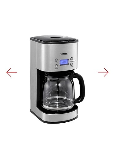 Vestel Sefa K3000 Inox Filtre Kahve Makinesi