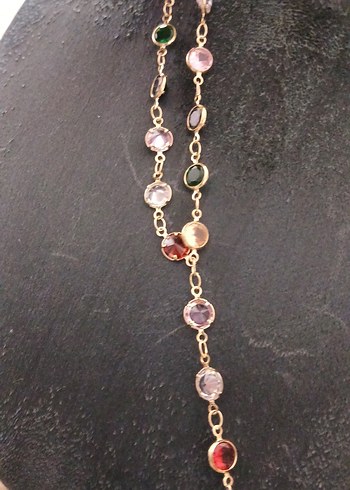 Renkli Zincir Detaylı Kadın El Zinciri şahmeran - Görsel 3