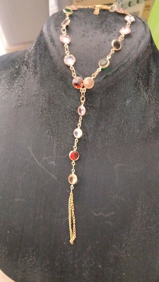 Renkli Zincir Detaylı Kadın El Zinciri şahmeran - Görsel 2