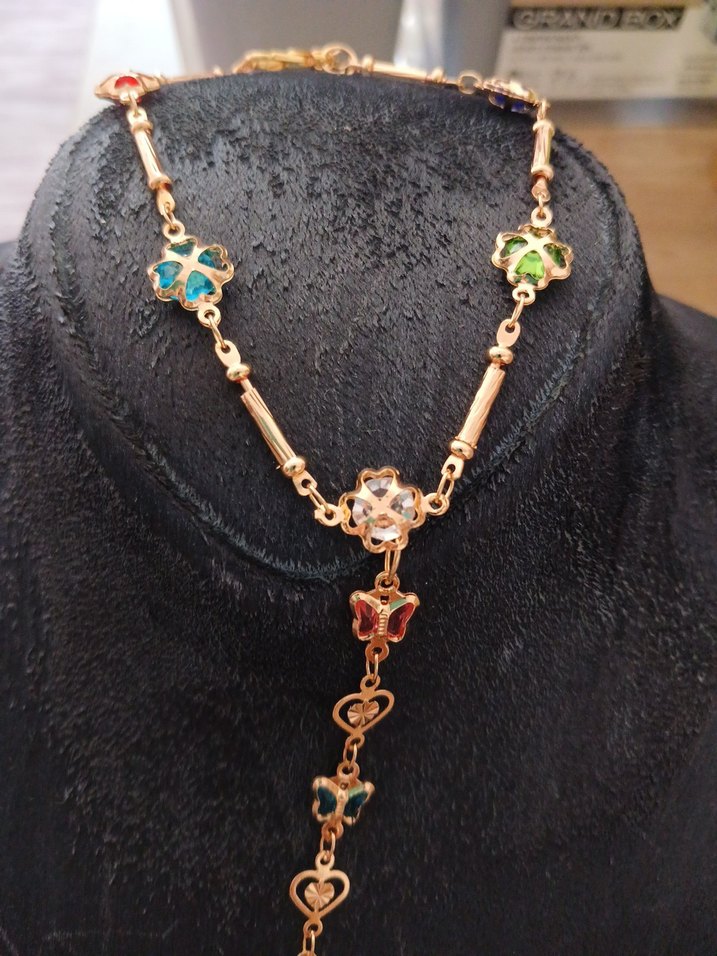 Renkli Zincir Detaylı Bohem Kadın El Zinciri şahmeran - Görsel 2