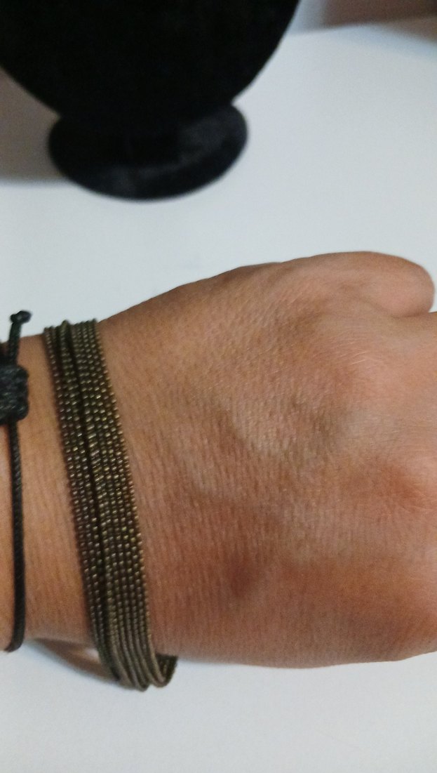 Zincir Detaylı Vintage Eskitme Bileklik - Görsel 2