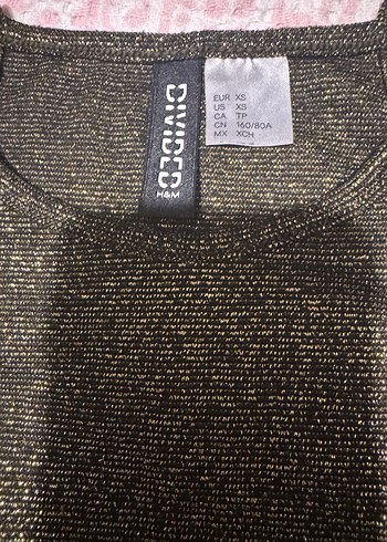 H&M Siyah Parlak Yüksek Yakalı Kolsuz Kadın Atlet