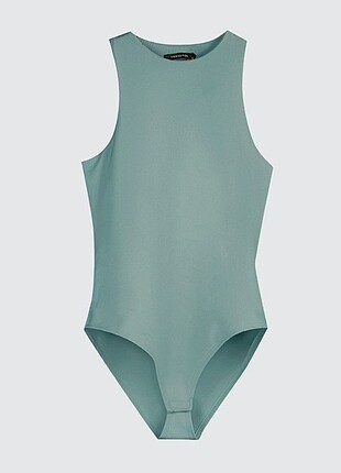 Mint Yeşil Çıtçıtlı Body