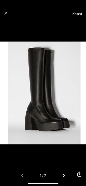 Bershka platform streç çizme