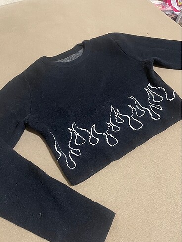 Killstar crop siyah