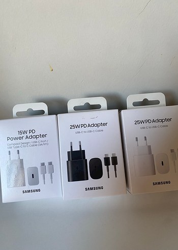 Samsung 25W PD Hızlı Şarj Adaptörü Beyaz