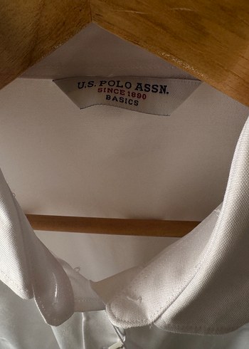 Kadın Beyaz Uzun Kollu Pamuklu Gömlek - Görsel 4