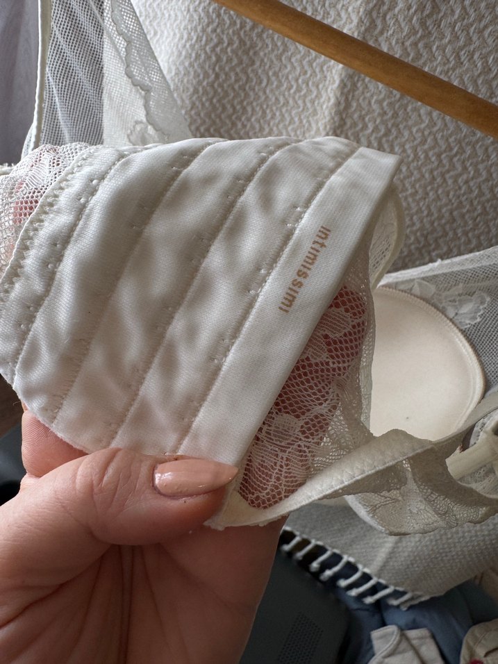 İntimissimi Beyaz Bohem Dantelli Midi Sütyen - Görsel 4