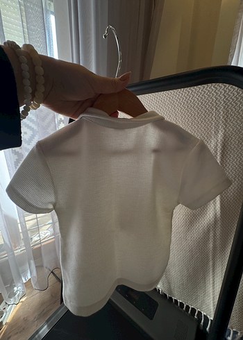 Erkek Çocuk Beyaz Kısa Kollu polo yaka - Görsel 3