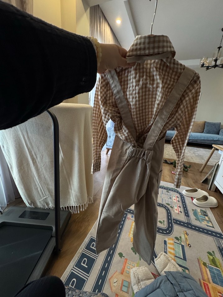 Bej Erkek çocuk özel gün takım - Görsel 5