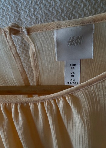 Açık turuncu Fırfırlı Bohem Kadın Bluz - Görsel 2