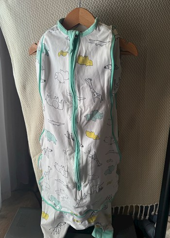 Erkek Bebek Desenli Fermuarlı Uyku Tulumu - Görsel 2