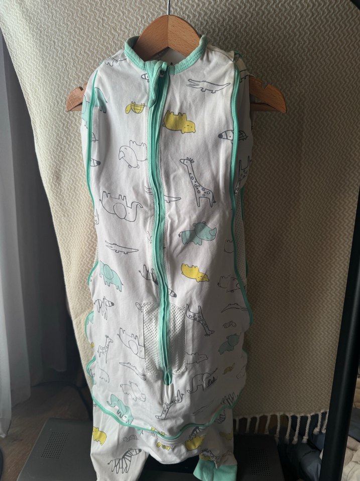 Erkek Bebek Desenli Fermuarlı Uyku Tulumu - Görsel 2