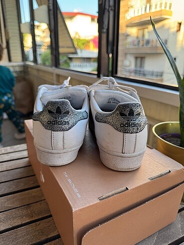 Adidas Kadın superstar simli orjinal adidas