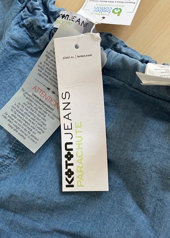 Koton Gri Renkli Salaş Denim Kadın Pantolon