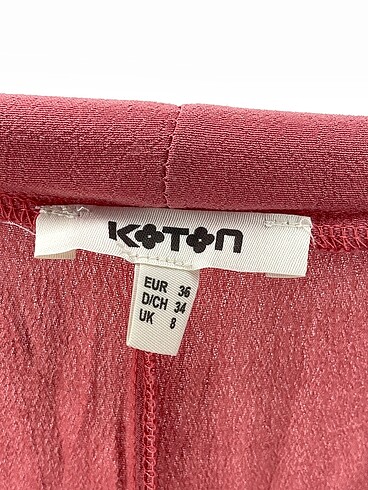 36 Beden pembe Renk Koton Düz Kesim %70 İndirimli.